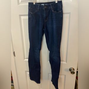 Old Navy dark blue boot cut jeans